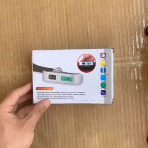 Portable LCD Digital Hanging Scale Luggage Suitcase Baggage Weight Travel Scales with Belt for Electronic Weight Tool
