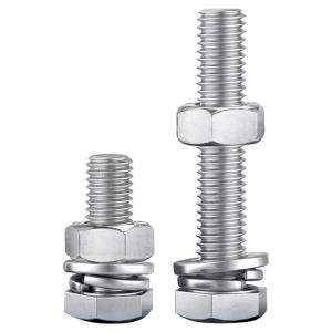 BAIRUITE | Hexagon Bolt and Nut Set with Long Screws and Washers
