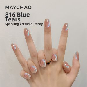 Maychao | Whitening & Glittery Cat Eye Nail Gel For Beauty Salons