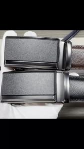 Mens Leather Belts Fashion Automatic Buckle Cowskin Male Belts Luxury Designer Black Brown 3.5cm
