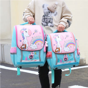 2023 New Unicorn Backpack for Girls Children School Bags Kid Student Backpack Boys Girls 3D Reflact Strip Dinosaur Bookbag Kids Satchel Space School Bags for Student
