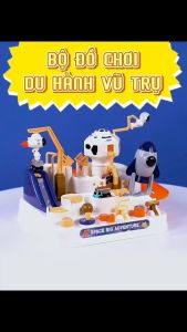 Bộ Đồ Chơi Khéo Léo Trạm Vũ Trụ Trạm Không Gian Bãi Đỗ Xe Di Chuyển