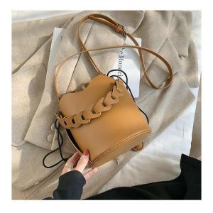 G2777 Tas Selempang Bucket Tabung Fashion Wanita 1Kg Muat 2Pcs - Calviero Collection