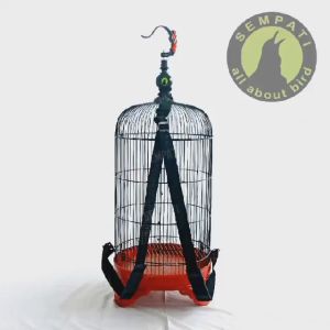 SEMPATI Tali Tas Gendong Eco Tali Gendongan Sangkar Kandang Burung Lovebird Kacer Murai Merek Sempati Tali Gendong Sangkar Kotak Bulat Oval Kapsul