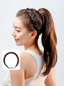LUCY LEE | LUCY LEE Butterfly Braid Hairband Womens Main Role Fake Hair Twist Braid Hairpin Hair Bundle High Temperature Silk Hair