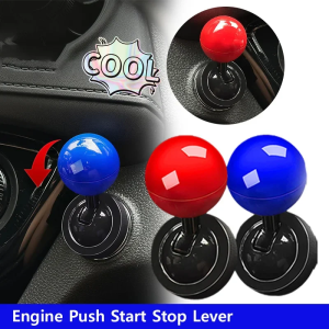2025 Start Button Push Start Auto Ignition Button Cover Automotive One-Touch Button Rocker Engine Start Stop Button Remote Start