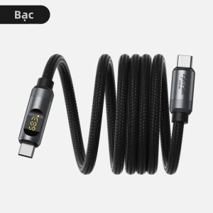 Hagibis | Cáp Sạc Nhanh Từ Tính Hagibis 240W USB C Sang USB C Với Màn Hình LED Hỗ Trợ Sạc Nhanh PD Type-C Dành Cho iPhone 15/16/17