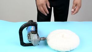 3M DOUBLE SIDED 9INCH WOOL BUFFING PAD Wool Polishing Wheel  Car Polishing Paint Polishing Furniture polishing Marble Polishing FREE ADAPTOR New