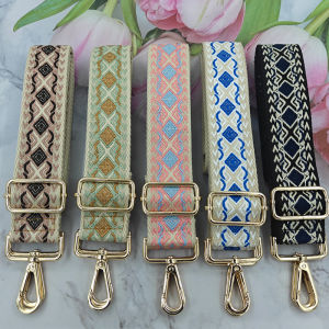 Retro diamond shoulder strap fashionable and adjustable crossbody bag strap replaceable luggage accessories
