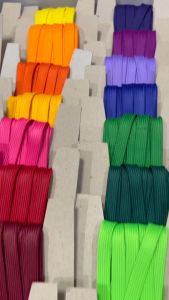 เชือกผ้าทอแบนขนาด1cm.ยาว10 เมตร เชือกโพลีฯมีความแข็งแรงใช้ทำสายคล้องแมส สายคล้องบัตรเชือกอเนกประสงค์ เชือกDIY มีหลากสี เกรดAแท