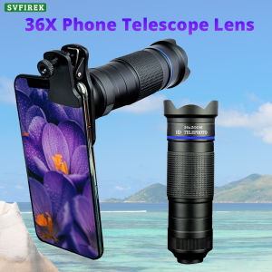 Ống kính telephoto di động 36x HD ống kính camera điện thoại Zoom Macro mắt cá rộng thiên thần Ống kính mở rộng chân máy