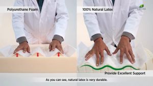 Bumble Bee 100% Natural Latex Baby Cot Mattress / Playpen Mattress / Travel Cot Mattress (Getha Latex Core)