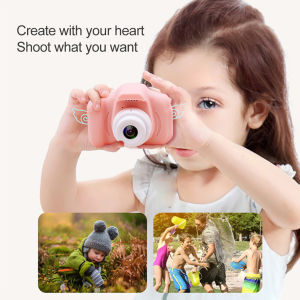 【itechcool】Kids Mini HD Digital Camera 2 inch Photo Video Camera Children Educational Toys Pink/Blue/Green