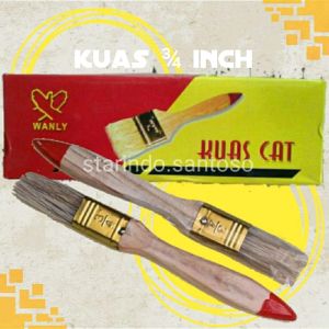 24 Biji KUAS 3/4 INCH kuas cat wanly