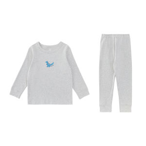 Childrens Long Sleeve Animal Cartoon Home Clothes Set Autumn New Loose Kids Pyjamas Hipen Mixed Cotton Cartoon Cute Style