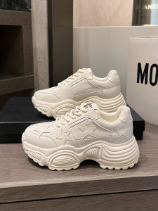 LANKAMO | Womens Dad Shoes Platform Sneakers Breathable Heightening Flat Bottom Lightweight Comfortable Sports Shoes Korean Style