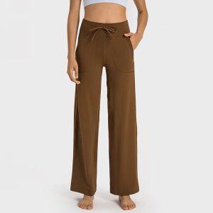High-Quality Slimming Elasticity Wide Leg Sports Leisure Pants for Women