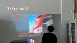 Kain Proyektor Projector Screen Metal Grey Anti-Light 72 Inch 16:9 Foldable Portable Reflective Screen Home Party Indoor Outdoor