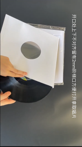 ซองใส่แผ่นเสียงสีขาว ขนาด12นิ้ว ป้องกันรอยและฝุ่น Vinyl record white inner sleeves