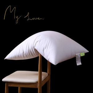 หมอนรองคอคุณภาพโรงแรมสไตล์ผู้ชายหมอนรองศีรษะคู่รูปทรงสี่เหลี่ยมผ้าฝ้ายผ้าสำหรับคนเดียว