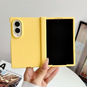 szhaiyu | For Samsung Galaxy Z Fold 8 Fold8 Wide Slim Skin Feel Phone Case With Hinge Protection Shockproof Candy Plastic Foldable Cover