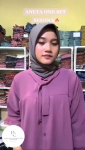 PROMO GRATIS ONGKIR ANETA ONE SET CRINKLE AIRFLOW SET ANETACRINKLE AIRFLOW SETELAN CRINKLE POS LD 110 SETELAN WANITA KEKINIAN 2023 SETELAN WANITA VIRAL ONE SET WANITA TERBARU DAN KEKINIAN SETELAN WANITA DEWASA SETELAN WANITA MUSLIMAH ONE SET WANITA HIJAB