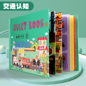 Reusable Children Sticker Book for Kids Reusable Sticker Book Early Learning Educational Play Book Set Buku Pelekat Budak