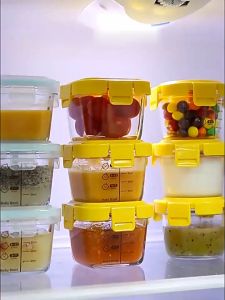 Kotak Makan Bayi Penyimpanan Mpasi Tahan Panas / Food Box Serbaguna Tempat Mpasi Kaca PH C1277