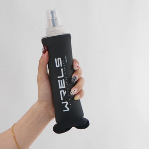 WRELS Soft Folding Water Bottle Running Hydration With Straw Bpa Free500ml 250ml 150ml Tpu #SH03+Xz