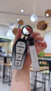 【B335 READY STOCK】 New BYD Sealion 7 Seal M6 Atto3 Dolphin Gradient Car Key Cover Zinc Alloy Car Remote Protective Box
