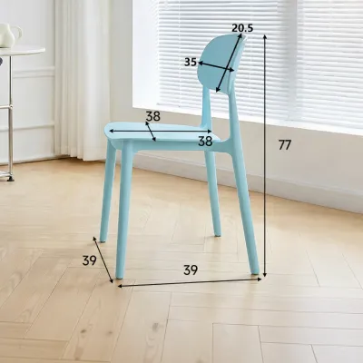 NAIJIA | Ghế Ăn Bền Đảm Bảo Sự Thoải Mái Có Thể Đặt Chồng Nhau Nhựa