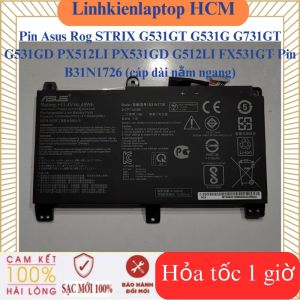 Pin Asus Rog STRIX G531GT G531G G731GT G531GD PX512LI PX531GD G512LI FX531GT Pin B31N1726 (cáp dài nằm ngang)