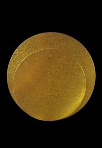 12 inches CAKE BOARD GOLD MATIGAS (2.5mm THICKNESS)