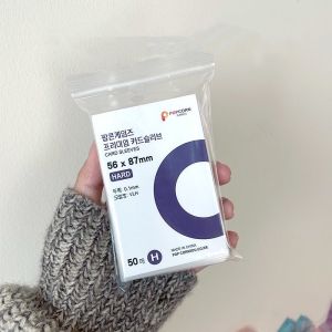 Ultra Thin Transparent Card Sleeves for Credit Cards Korean Kpop Idol Photocard Popcorn DIY Clear Film Card Holder Protectors