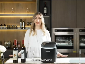 Automatic Ice Maker Machine Portable Countertop Ice Cube Maker with Fast Ice Production for Home Kitchen Office Bar & Parties