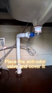 MYS ABS Lavatory sink drain pipe set Sink drain pipe set Bathroom basin drain pipe Sink drain pipe Sink hose drain pipe Sewer drain pipe Multifunctional drainage pipe Deodorizing sink drain pipe Flexible drain pipe