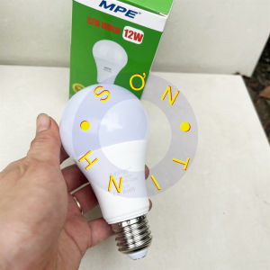 Bóng đèn 12w LED Bulb LBD MPE - Ánh Sáng trắng  Vàng - Cao cấp MPE Tiêu chuẩn châu âu