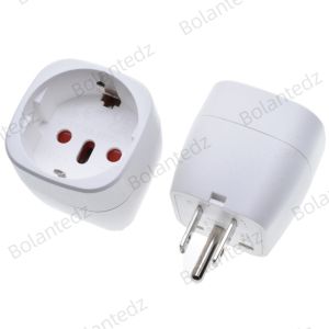 US Canada Mexico AC Power Electric Plug To EU Switzerland Italy Charging converter Plug Travel Adaptor Adapter Converter