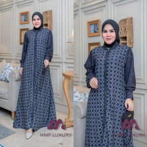 DRESS GAMIS MODE SILVI TERBARU BY HMF 100%ASLI REAL ADA MODE ALZEA MAYLA