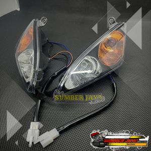 lampu sen riting mio mx custome smoke oren sen mio lama mio sporty