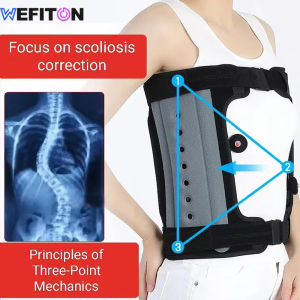 1PC Inflatable TLSO Spinal Brace - Adjustable Back Support for ScoliosisPost-Surgery-Lightweight Posture Corrector with Airbag