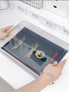 Large Capacity Storage Box A4 Paper Books Documents Stationery Kitchenware Organizer Box