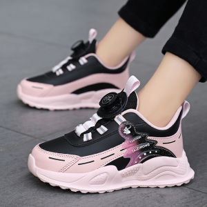 รองเท้าผ้าใบหนังกันลื่นสำหรับเด็ก ฤดูใบไม้ร่วง ฤดูหนาว สำหรับเด็กอายุ 5-16 ปี เด็กชาย เด็กหญิง น้ำหนักเบา สวมใส่สบาย เหมาะสำหรับเดินเล่น เล่นเทนนิส และไปโรงเรียน