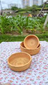 Rổ Mây Đựng Đồ Đa Năng – Giỏ Tre Đan Thủ Công Phù Hợp Decor Nhà Cửa Đựng Trái Cây