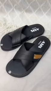 𝑴𝒆𝒏𝒔.𝒑𝒉 K1 ASIS MARIKINA X-Strap BLACK Mens sandal Arrival
