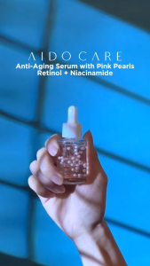 Aido Care by Fashion21 Anti-Aging Serum with Pink Pearls and Retinol + Niacinamide