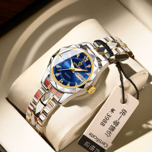 BINBOND jam tangan perempuan watch for women waterproof sale original korean style elegant tungsten steel calendar luminous display casual jam tangan wanita