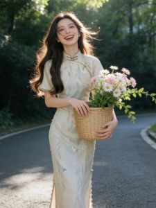 CHANGTONG | Elegant Flattering Traditional Chinese Cheongsam Dress