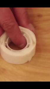 JeDa เทปสองหน้าเยื่อไผ่ 100 ชิ้น/ม้วน อุปกรณ์นแต่ง อุปกรณ์ กาวติดลูกโป่ง ของตกแต่ง DIY Balloon glue