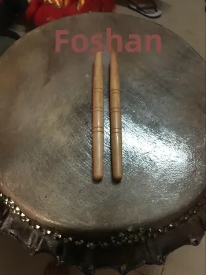 Drum Sticks for Lion Dance 2 Pieces Chinese Martial Arts Percussion Instruments South China Lion Drum Accessories